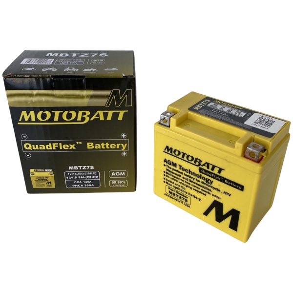 Baterie Moto Motobatt 6.5Ah 100A 12V MBTZ7S